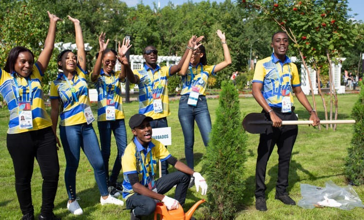 Barbados Flag Goes Up at WorldSkills Kazan 2019